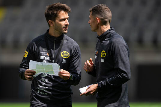 Elfsborgs assisterande tränare Javier Agenjo Duran  och