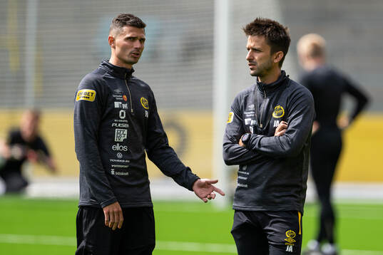 Elfsborgs assisterande tränare Fredrik Ahlstrand och