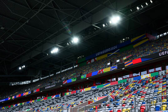 Interior view of Düsseldorf Arena