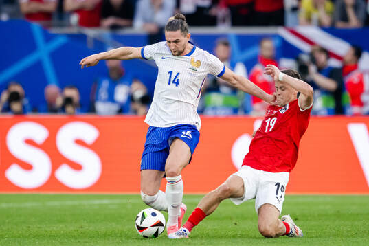 Adrien Rabiot of France and Christoph Baumgartner of Austria