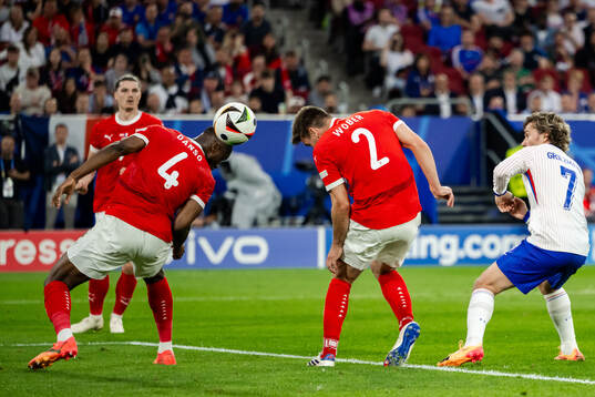 Maximilian Wöber of Austria with the own goal 1-0