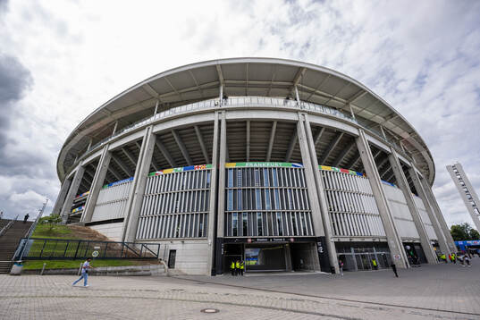 General exterior view of Frankfurt Arena