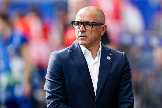 Head coach Francesco Calzona of Slovakia