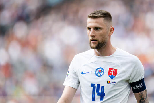 Milan Skriniar of Slovakia