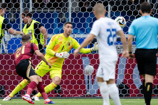 Goalkeeper Koen Casteels of Belgium