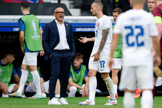 Head coach Francesco Calzona of Slovakia