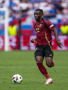 Jeremy Doku of Belgium