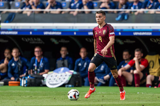 Leandro Trossard of Belgium