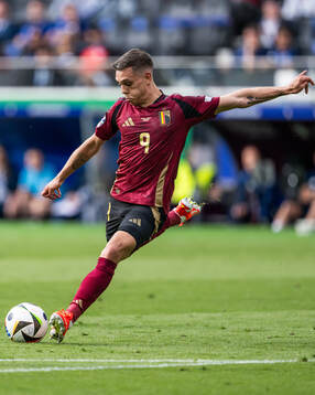 Leandro Trossard of Belgium