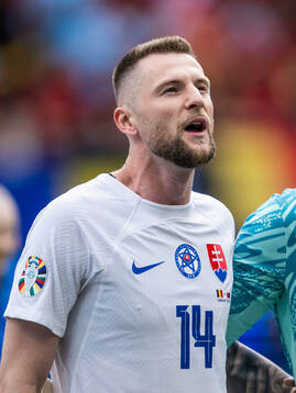 Milan Skriniar of Slovakia