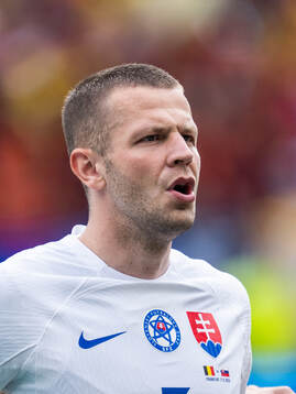 Denis Vavro of Slovakia