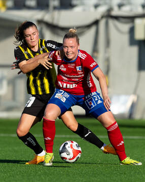 Häckens Hanna Wijk och Vittsjös Kajsa Lind