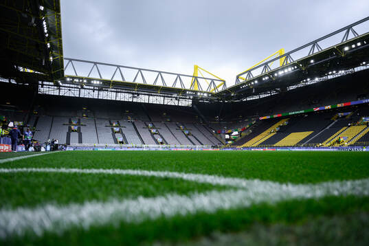 Interior view of BVB Stadion Dortmund