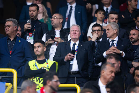 Karl-Erik Nilsson, first vice-president of UEFA, in the