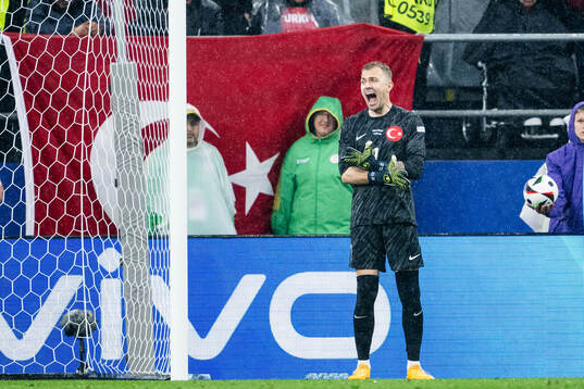 Goalkeeper Mert Gunok of Türkiye