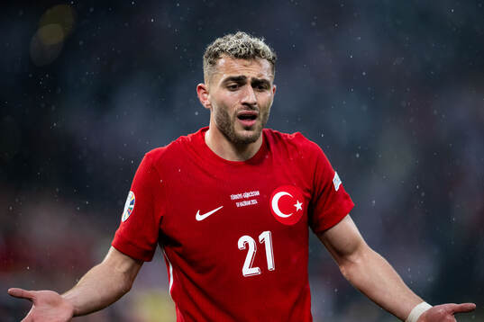 Baris Alper Yilmaz of Türkiye reacts