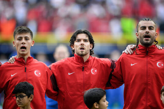Arda Guler, Ferdi Kadiouglu and Abdulkerim Bardakci of