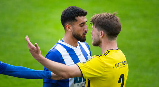 IFK Hässleholms Elliot Pramberg osams i matchen i div 2