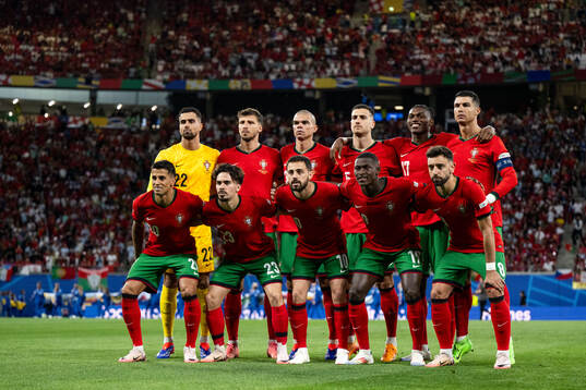 The starting eleven of Portugal