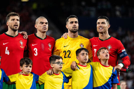 Ruben Dias, Pepe, Diogo Costa and Cristiano Ronaldo of