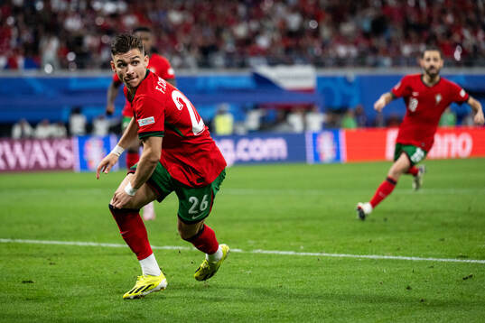 Francisco Conceicao of Portugal celebrates