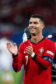 Cristiano Ronaldo of Portugal celebrates