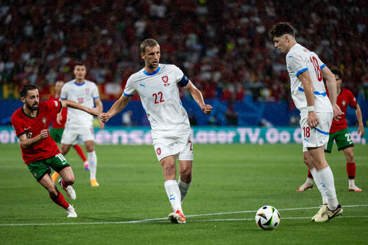 during the UEFA Euro 2024 Football Championship match