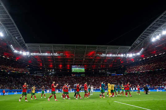 Players of Portugal celebrate