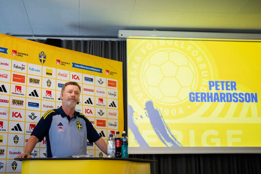 Peter Gerhardsson, head coach of the Swedish women's