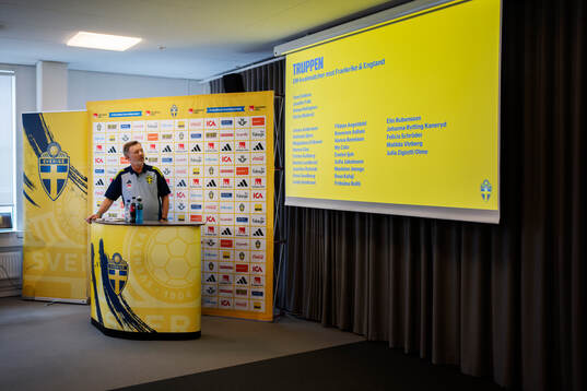 Peter Gerhardsson, head coach of the Swedish women's