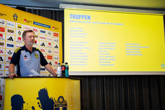 Peter Gerhardsson, head coach of the Swedish women's