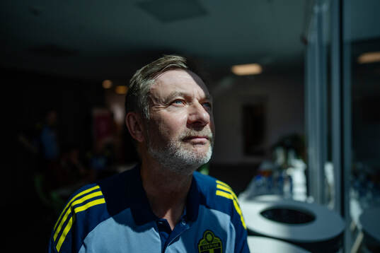 Peter Gerhardsson, head coach of the Swedish women's