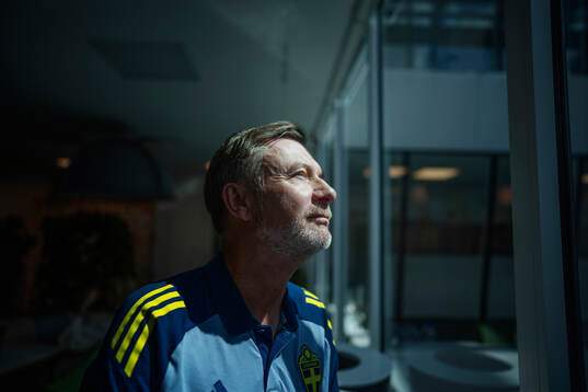 Peter Gerhardsson, head coach of the Swedish women's