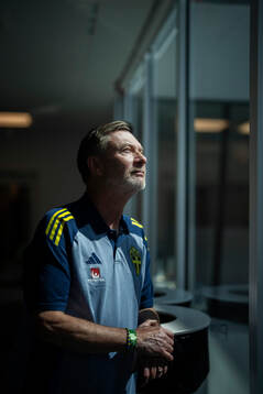 Peter Gerhardsson, head coach of the Swedish women's