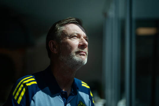 Peter Gerhardsson, head coach of the Swedish women's