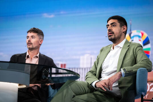 Experter Mikael Lustig och Siavoush Fallahi