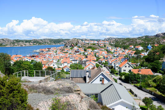 Vy över Bovallstrand