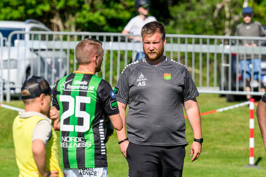GAIS assisterande tränare Alexander Severin och Jonas