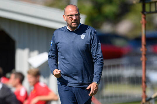 Halmstads Tränare Magnus Haglund