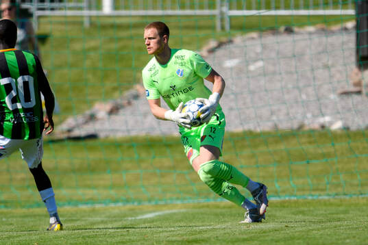 Halmstads målvakt Tim Erlandsson