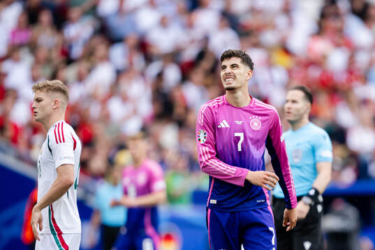 Kai Havertz of Germany looks dejected