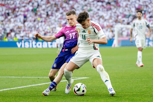 Florian Wirtz of Germany and Milos Kerkez of Hungary