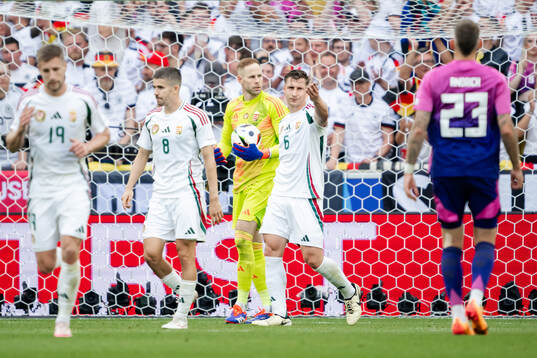 Goalkeeper Peter Gulacsi of Hungary