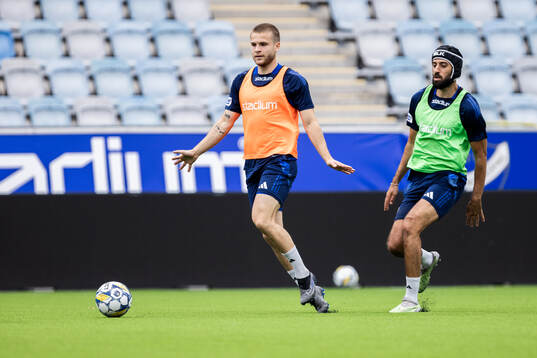 IFK Norrköpings Amadeus Sögaard och Kristoffer Khazeni