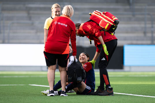 FC Rosengårds Mai Kadowaki får vård