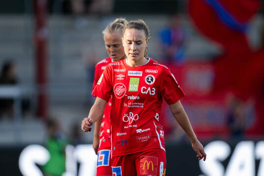 KIF Örebros Amanda Altheden deppar