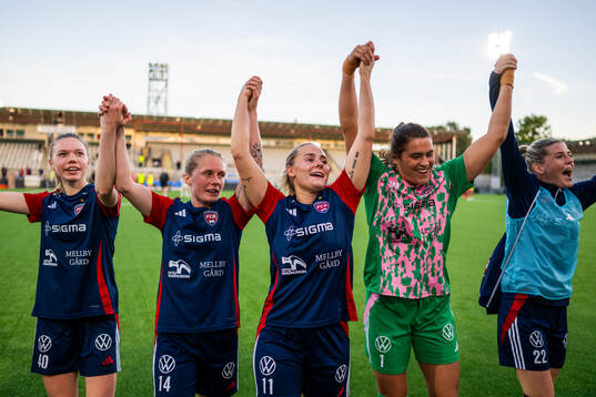 FC Rosengårds Bea Sprung, Emilia Larsson, Emma Jansson,