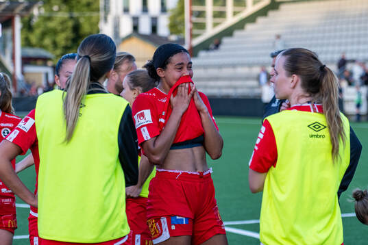 KIF Örebros Ashley Michelle Barron deppar