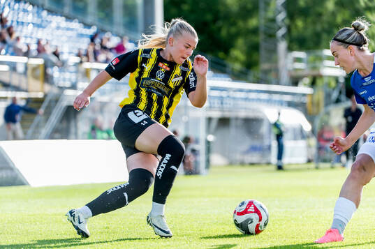 Häckens Matilda Nildén och Trelleborgs Viktoria Persson
