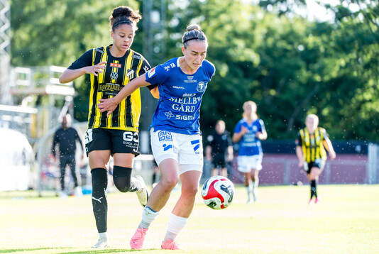 Häckens Felicia Schröder och Trelleborgs Viktoria Persson